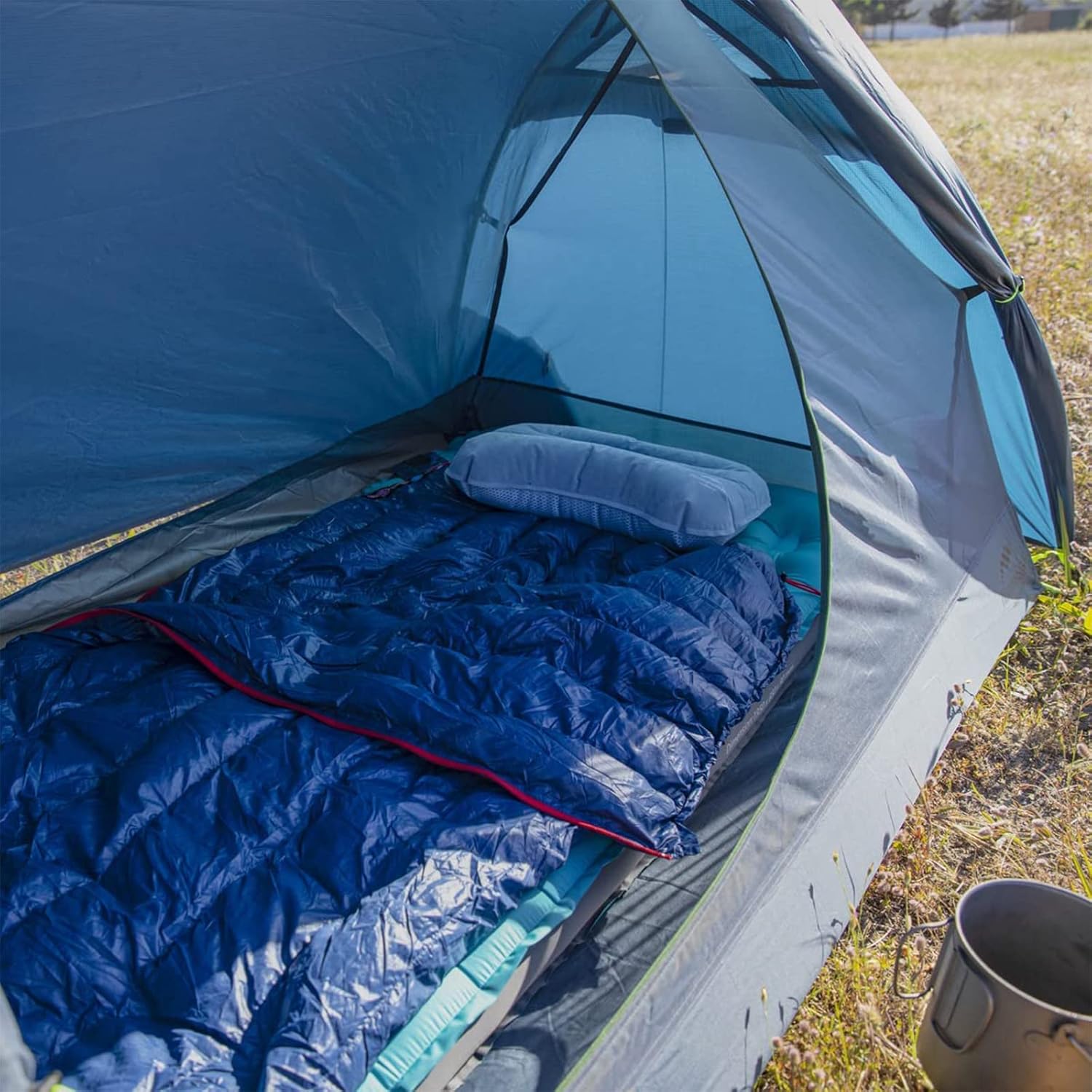 Tienda de campaña ultraligera Naturehike para 1 persona, 3-4 estaciones, para acampar y hacer senderismo