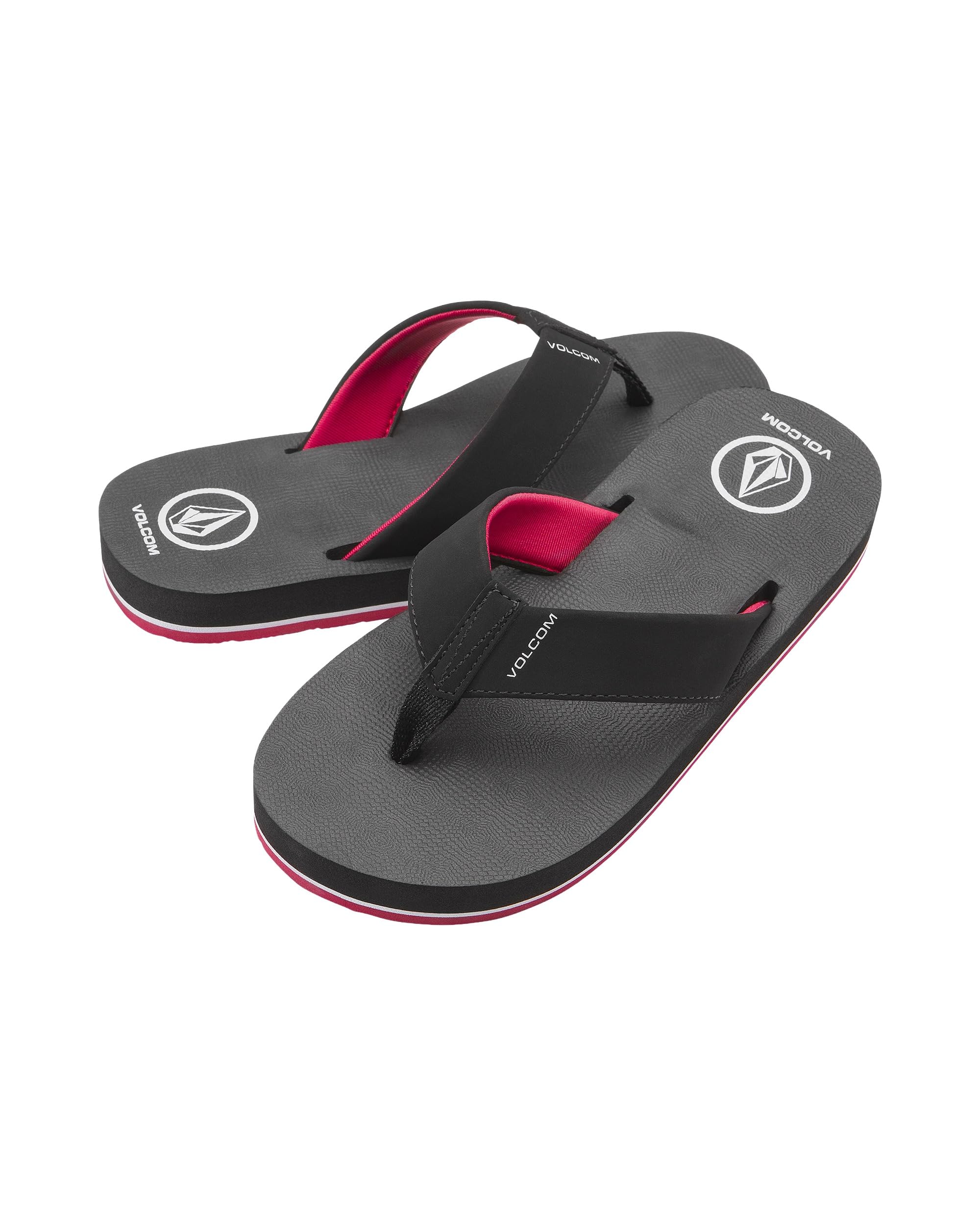 Volcom Victor Flip Flop Sandal – Youth Water-friendly, Durable Beach Sandals - Big Boys InfraditoUomo