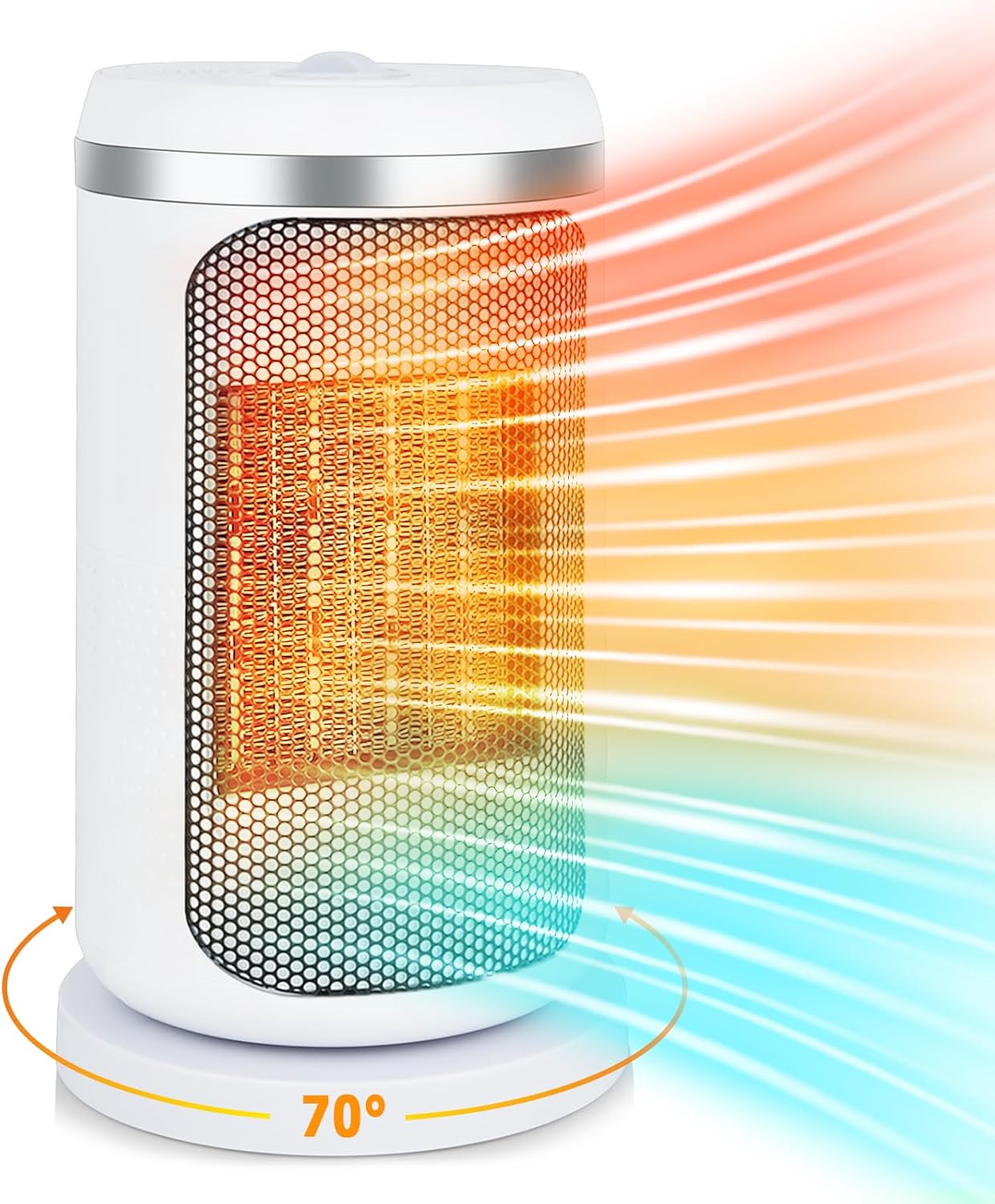 Electric Heater, Fan Heatet, Heaters for Home Low Energy Silent, 3-Mode ...