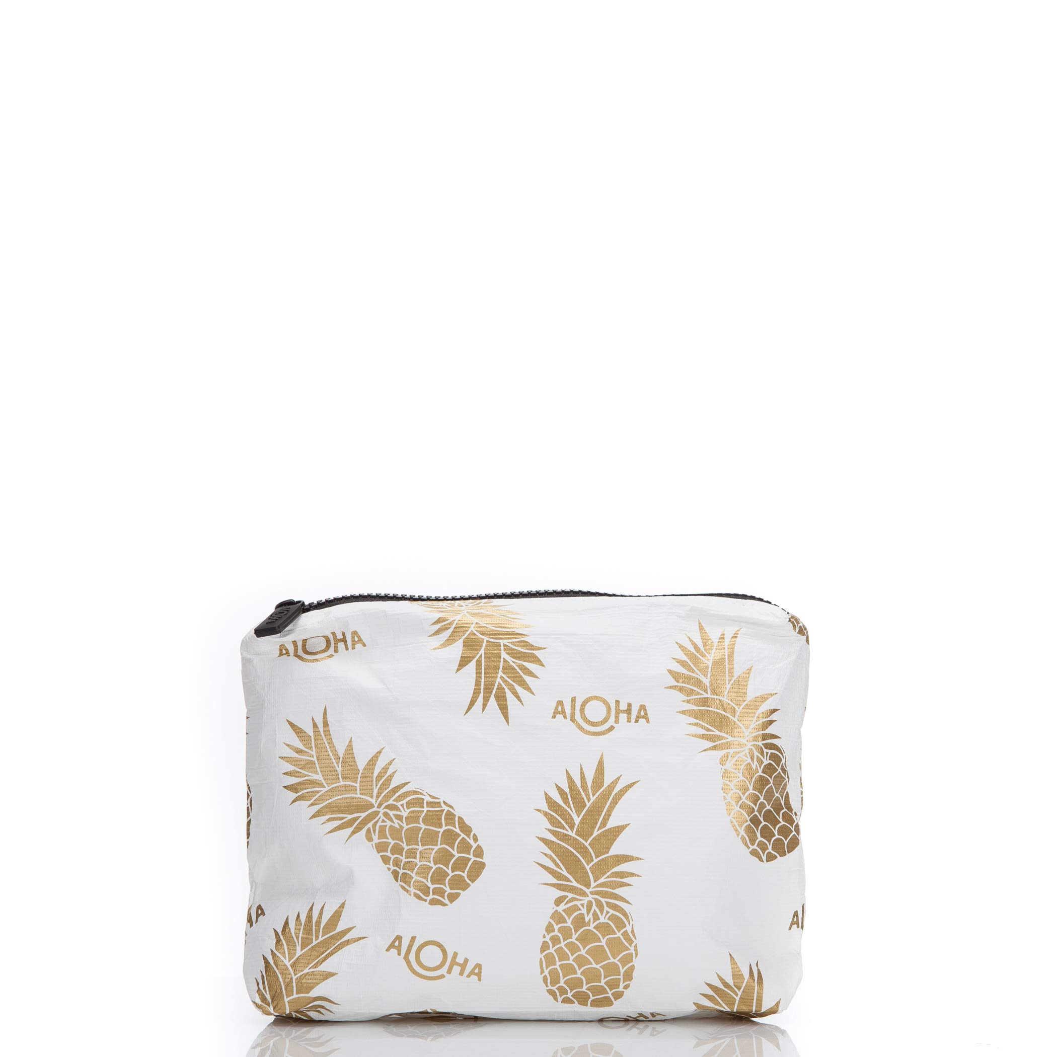 ALOHA Collection Small White Pineapple Fields Pouch