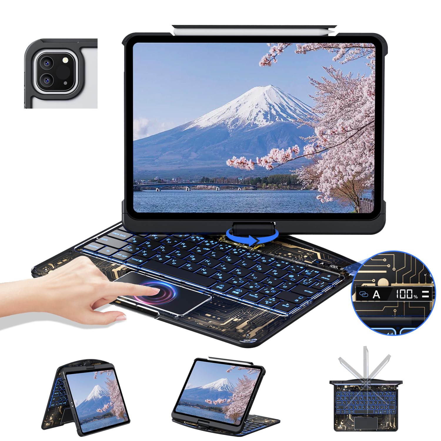 Amazon.co.jp: iPad キーボードケース マジックキーボード iPad