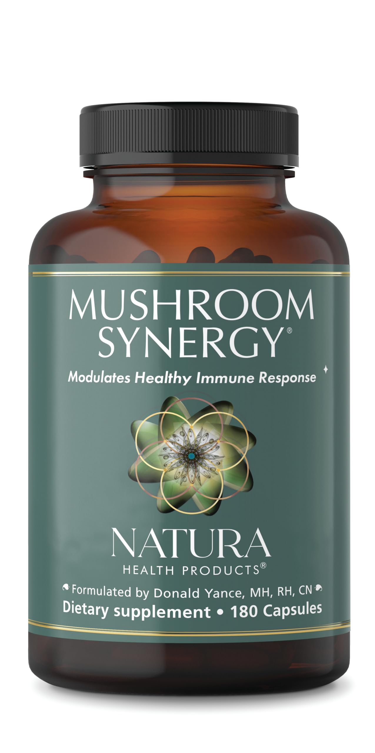 Natura Health Products Mushroom Synergy Turkey Tail Reishi & Chaga 180ct