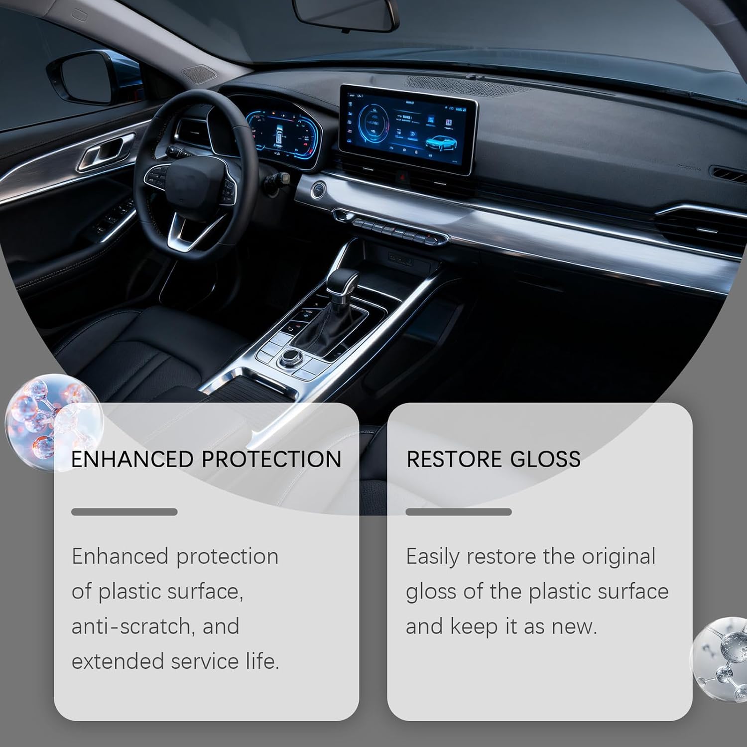 Car Leather Cleaner - 100ml Long-Lasting All Purpose Liquid with Sponge | Car Cleaning Supplies | for Vehicle Truck Convertible Garage Home Underseat Roof Ceiling Dashboard Components
