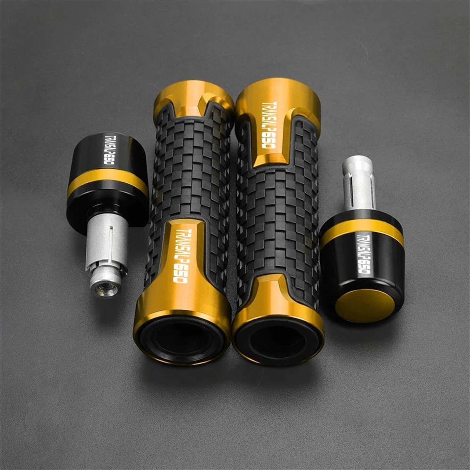 CFSJRXZ Clutch Levers Motorcycle Brake Clutch Lever Non Slip Handlebar Grips for XL 650V Transalp XLV 650 2001-2007 with Handle Bar End Motorbike Brake Lever Handlebar Grips(Color 23)