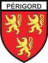 Bearn 24 Perigord City Sticker Coat of Arms Adhesive Sticker 3650-4 cm