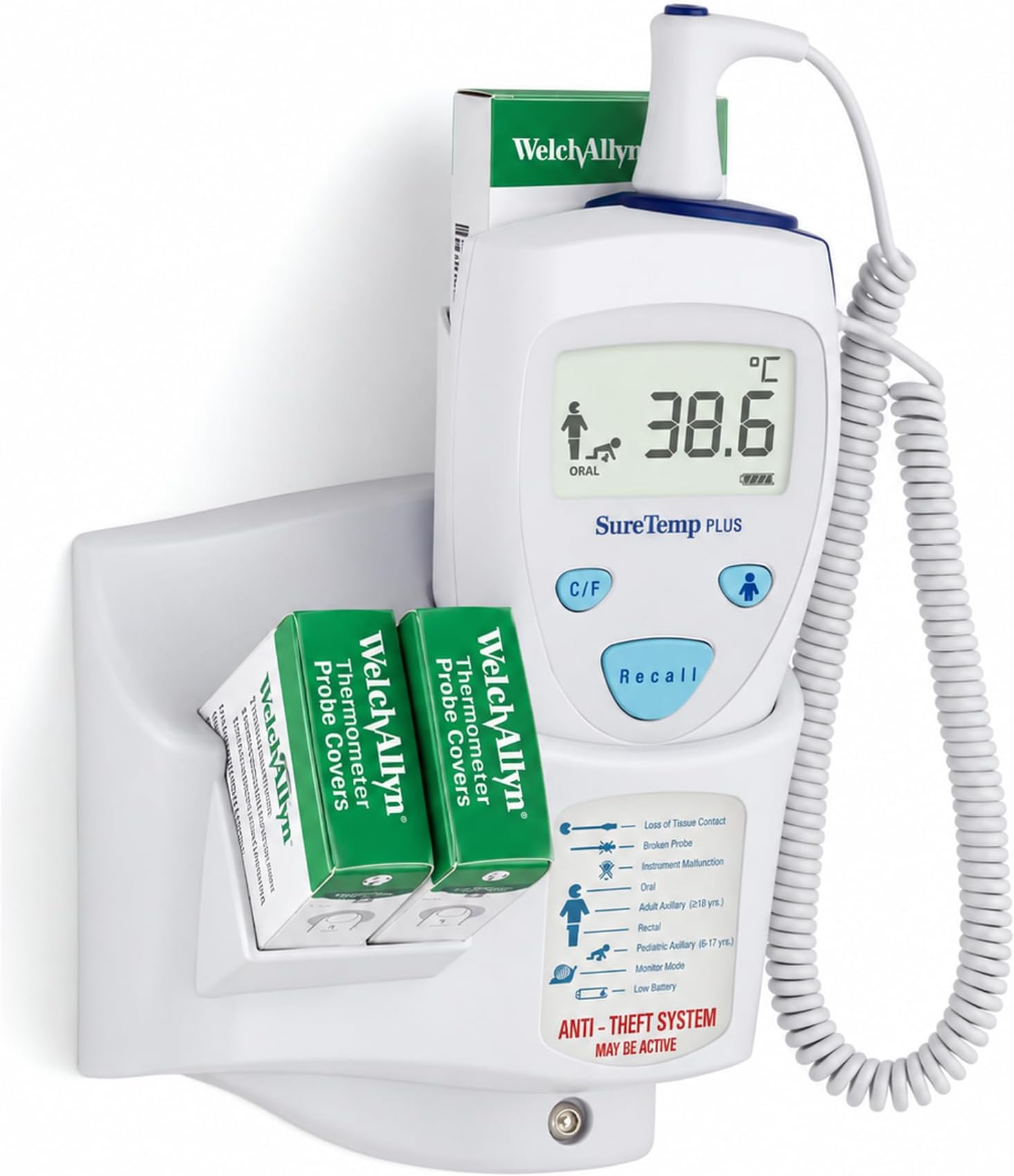 SureTemp Plus 690 Thermometer with Wall Mount