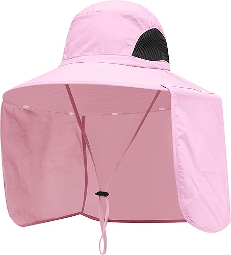 Miniatura 1 de Sombreros bloqueadores solares para exteriores, protección solar, gorra de pesca con solapa para el cuello, sombrero de ala grande para exteriores,