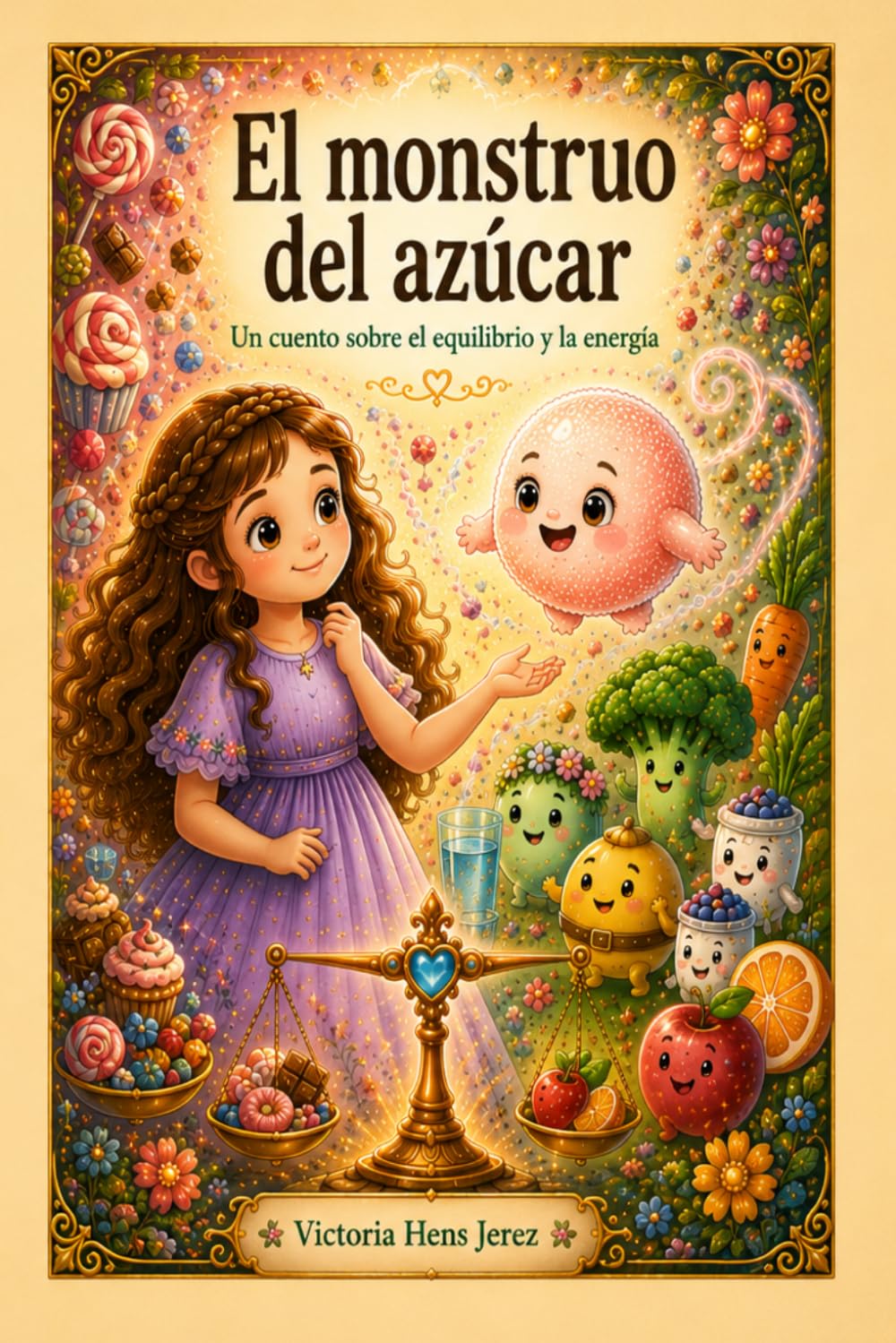 El monstruo del azúcar: Un cuento sobre el equilibrio, la energía y los hábitos saludables (Historias del Reino del Equilibrio)