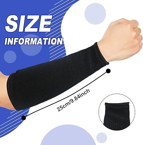 Miniatura 74 de 3 pares de protectores de brazo para piel fina y moretones, resistente a los cortes, manga de antebrazo, manga de protección contra quemaduras
