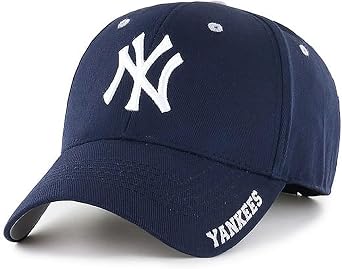 Officially Licensed New York Baseball Classic Edition Hat Adjustable Embroidered NY Team Logo Structured MVP Navy Cap