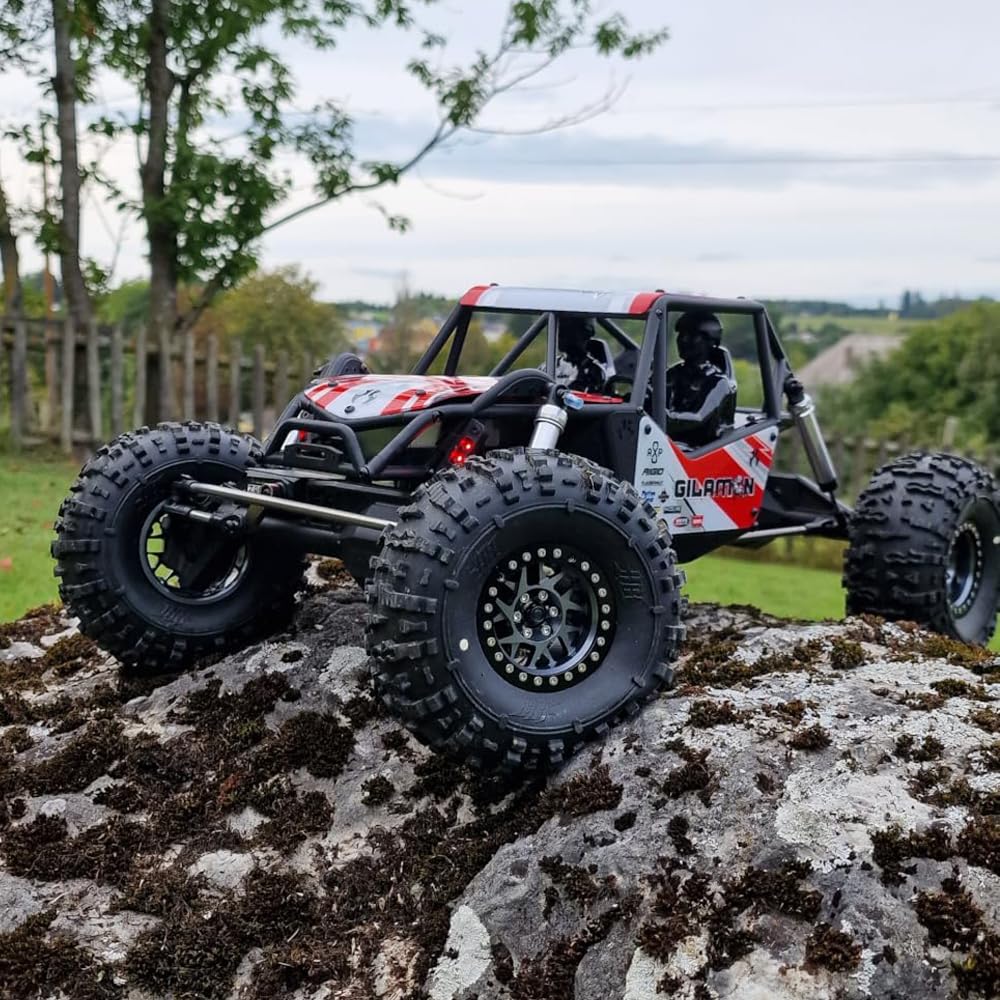 4 Stück 2.2 Titan Beadlock Felgen für SCX10 TRX4 TRX6 1/10