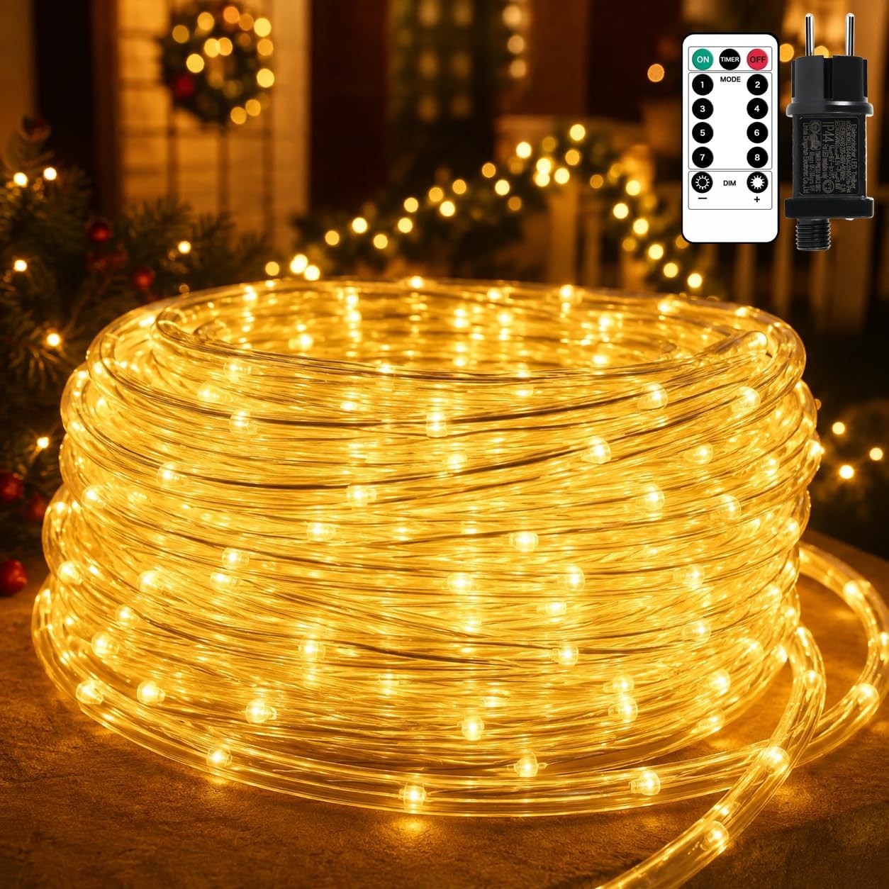 LED Extrieur20M 200LED Tuyau Lumineux LED8 ModesMinuterie — Buying Guide, Pros & Cons