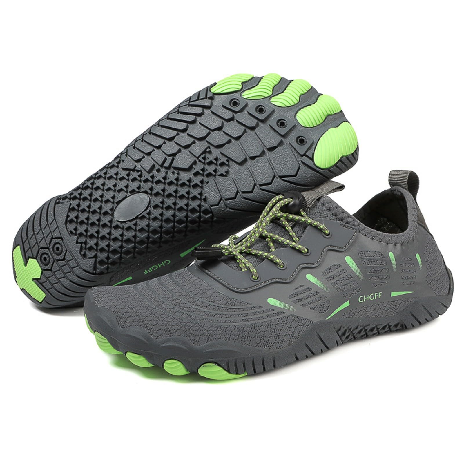 Scarpe d'acqua Scarpe Acquatiche per Donna e Uomo Spiaggia a piedi nudi Sport all'aperto estivi per escursioni a piedi, Nuoto, Spiaggia, Fiume, Piscina, Lago Barefoot Shoes
