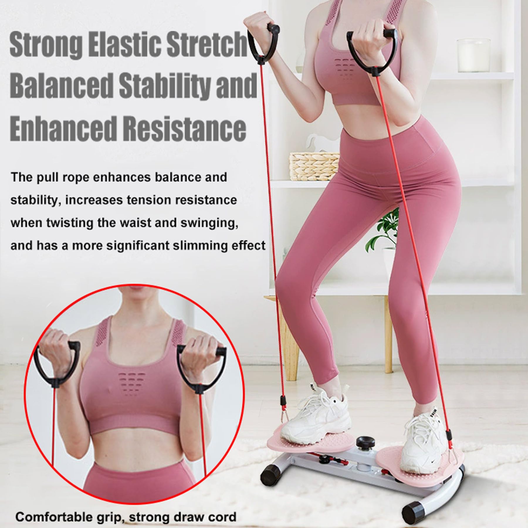 Yes4All Unisex Flcd Yes4All Taille Twister Nieuwe Generatie van Taille Twisting Disc Ab Twister Board Twist Disc Oefening, A. Cardio Twister - Zwart/Oranje, Pin UK