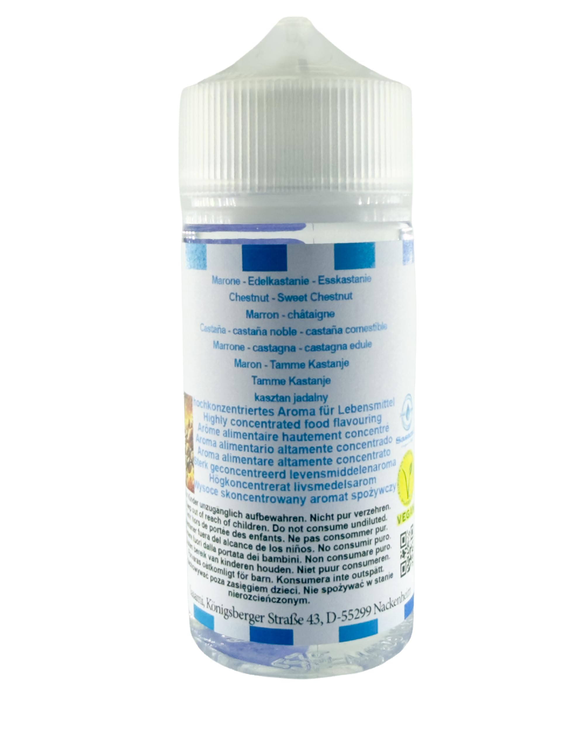 Marone - Edelkastanie - Esskastanie Aroma Konzentrat - Vegan - Sasami - 100ml