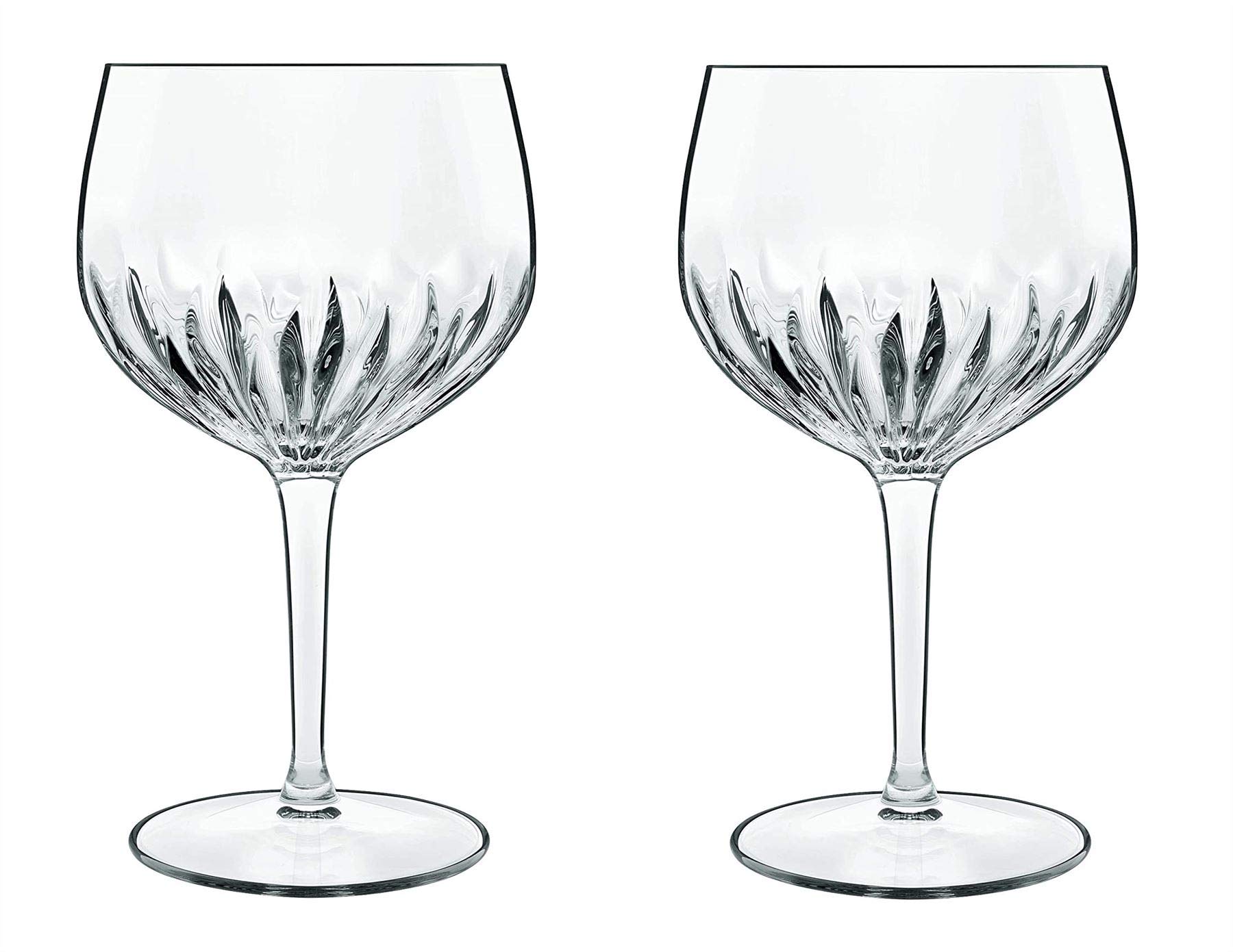 Luigi Bormioli Gin Glasses Set of 2 - Gin Glass Gift Set with 2 x 800ml Balloon Glasses & Gift Box, Ultra Clear Crystal & Durable Dishwasher Safe Glassware with Reinforced Stems, Made In Italy