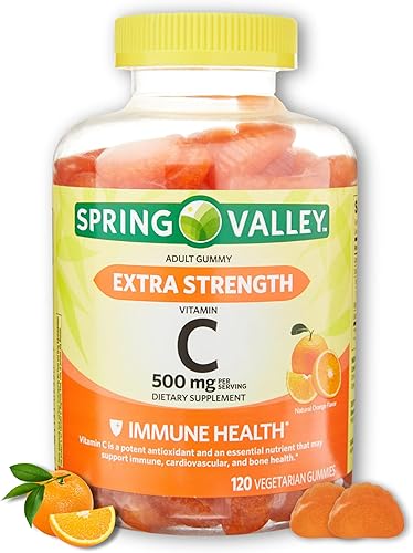 Miniatura 9 de Gomitas de vitamina C Spring Valley - Extra Strength 500 mg 120 unidades (paquete de 1), en caja por Fusion Shop Store