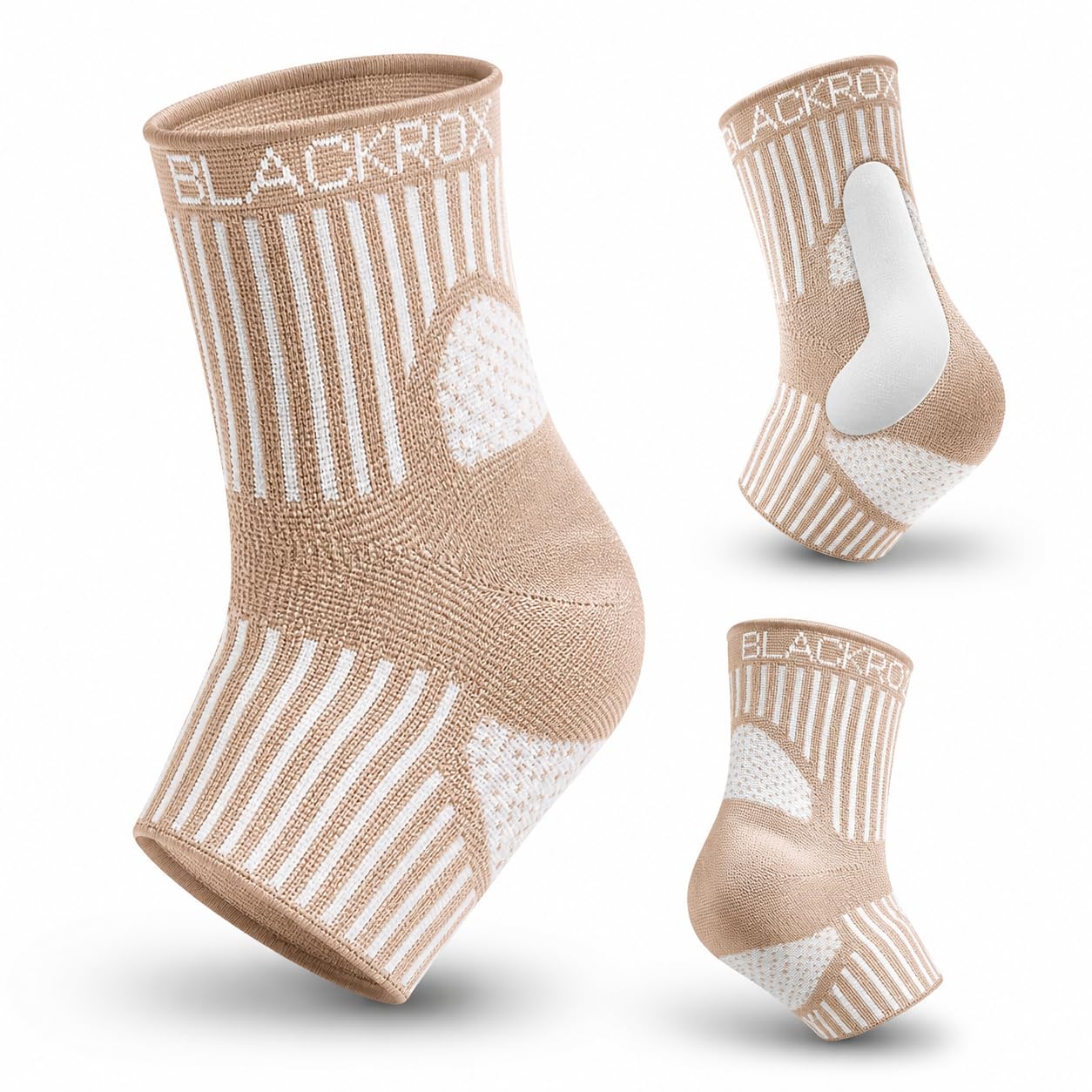 BLACKROX Tobillera [ganador de la comparación 2024] Talla S-L | Para hombre y mujer | Vendaje para el tobillo | Perfecto para deportes, fútbol, correr y culturismo | ANANKLE | Rosa talla S