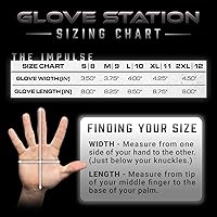 Vista 8 de Glove Station The Impulse 1.0 Tactical Gloves for Men with Touchscreen Compatibility – Suede Leather & Spandex Shooting Gloves for Motorcycle