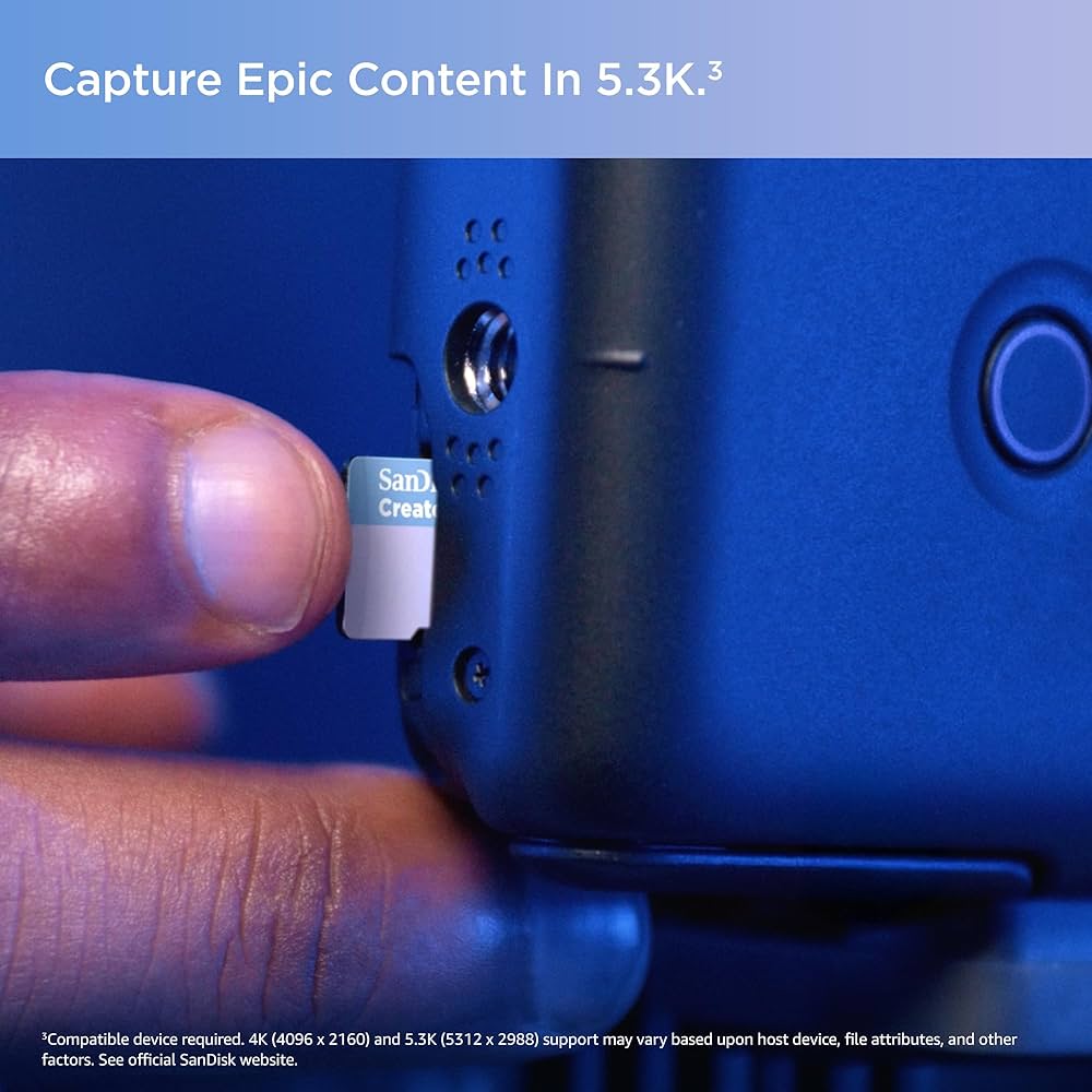 Amazon.com: SanDisk 256GB Creator microSD UHS-I Card with SD