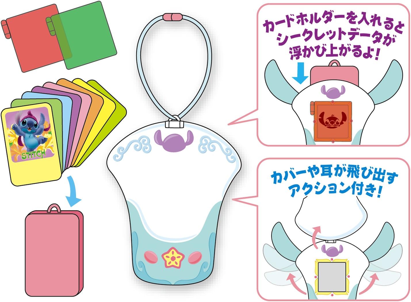 Amazon Co Jp ディズニー スティッチ ユウナのイイコトメモリー おもちゃ