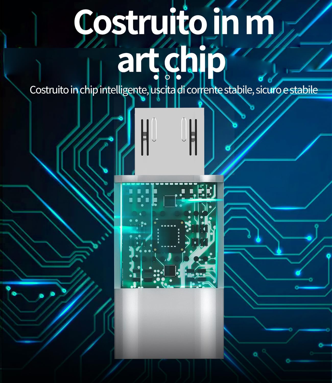 Adattatore USB C Micro USB (3 confezioni) cavo tipo C femmina a micro USB maschio compatibile Samsung S7 ricarica dati
