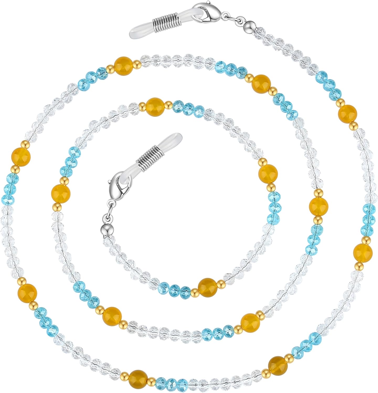 Natural Harmony Stone Beaded Eyeglass...