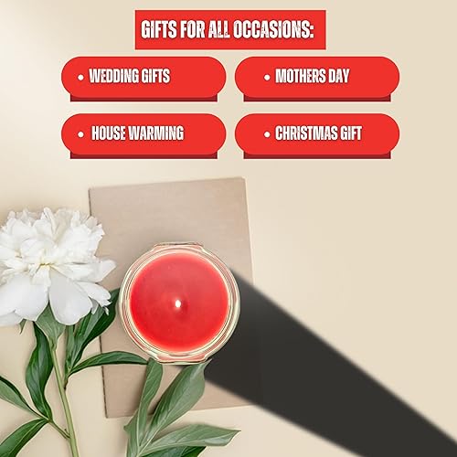 Miniatura 7 de Worldwide Nutrition Paquete de 2 artículos Tyler Candle Company Vela en tarro de granada esmerilada - Vela perfumada lujosa con aceites esenciales -