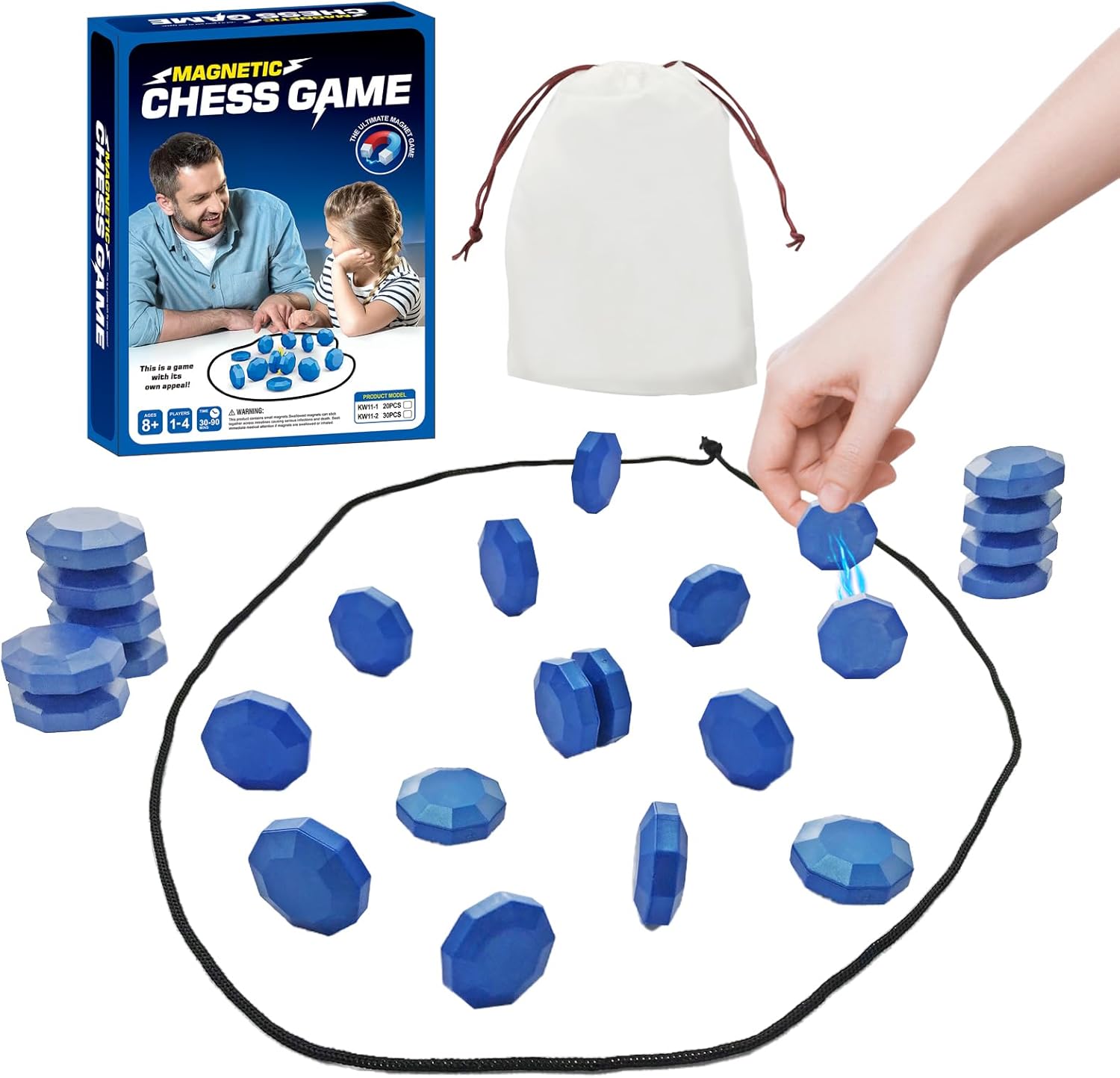 Magnetic Chess Game,...