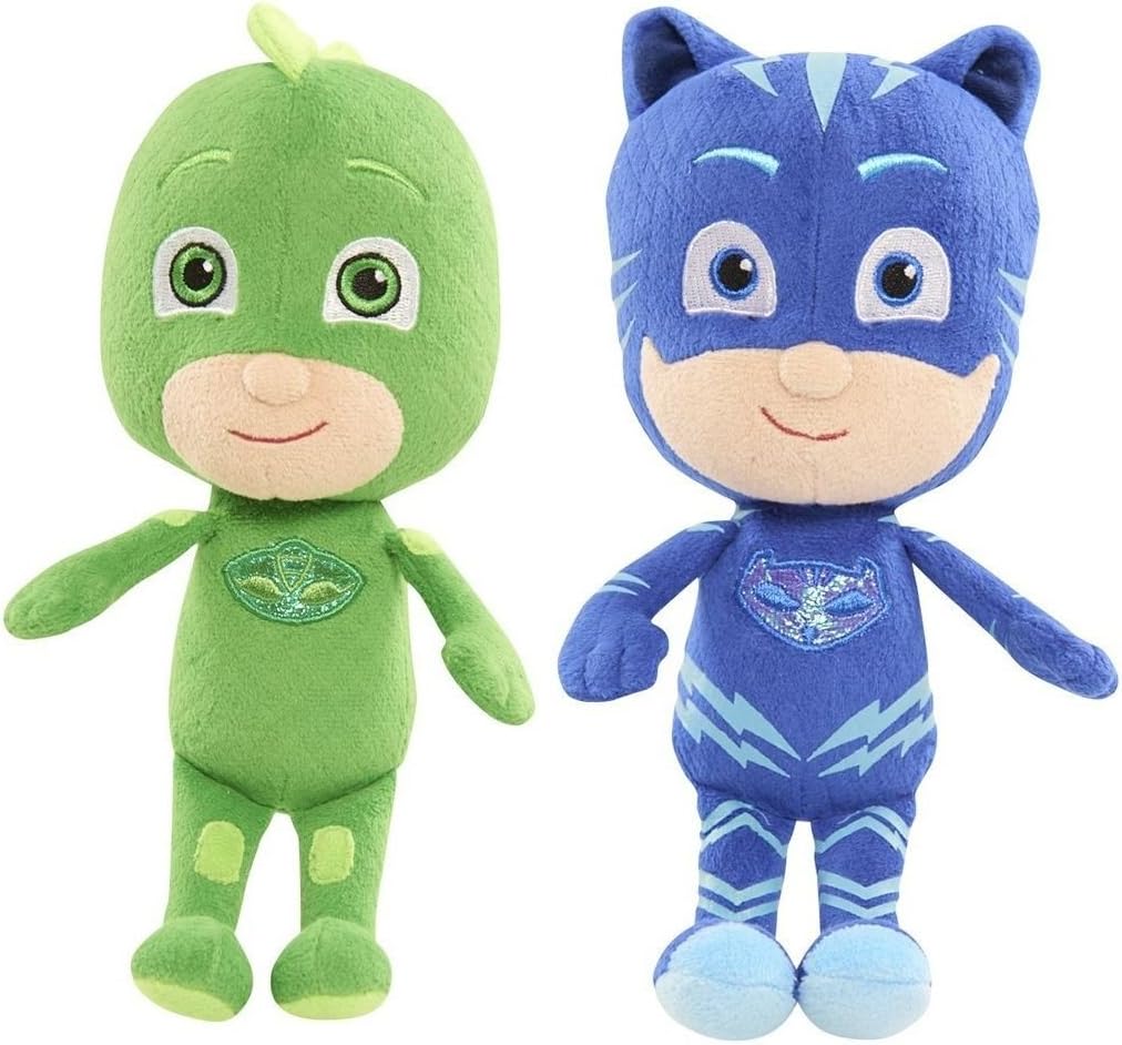 PJ Masks Plush Bundle - Gekko and Catboy - 2 Items Supplied