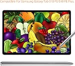 Onglet Galaxy S10 FE Stylo S pour Samsung Galaxy Tab S10 FE Remplacement du stylo Stylus + Gratuit 5 Conseils pour Samsung Galaxy Tab S10 FE Plus Stylos (argent)