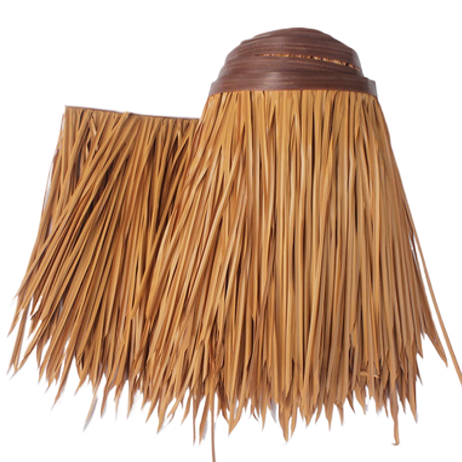 Toit de chaume artificiel 1m x 0.5m pour bar tiki et parasol de jardin