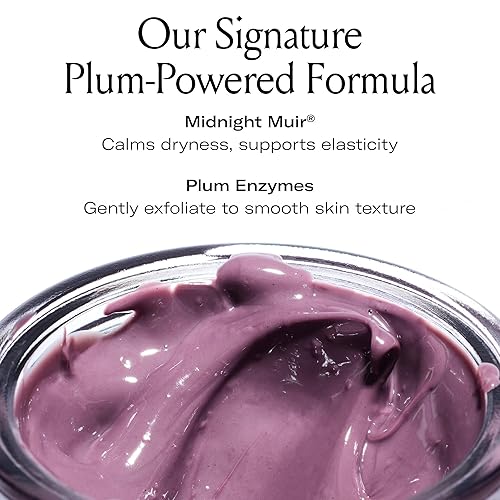 Miniatura 3 de Le Prunier Plumtox Mascarilla de enzima clarificante | Tratamiento exfoliante suave AHA BHA PHA con extracto de ciruela Midnight Muir | Hidratante