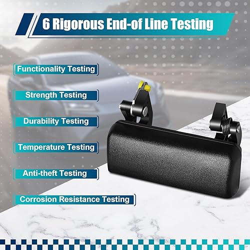 Miniatura 5 de Reemplazo de manija de puerta exterior para Ford Ranger 1993-2003, Mazda B2300 B2500 B3000 B4000, 90021, F37Z1022404A, ZZM058420, negro (lado