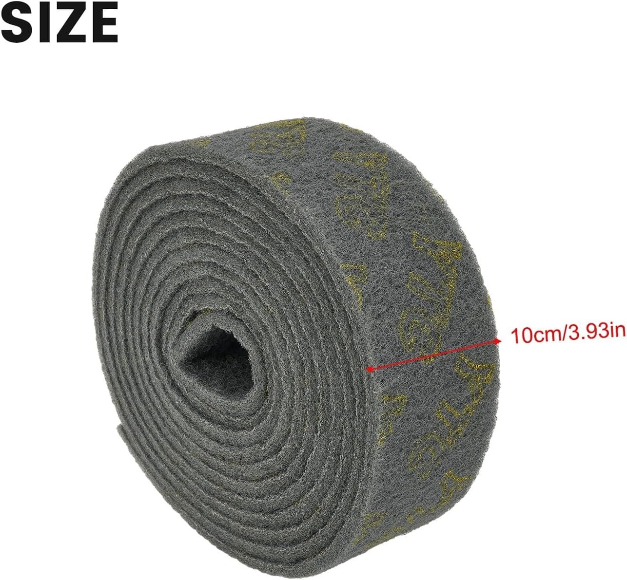 High Temperature Resistant 6M Scouring Pad Cleaner for Kitchen Surfaces and Tile Floors (10cm x 6 Meters)