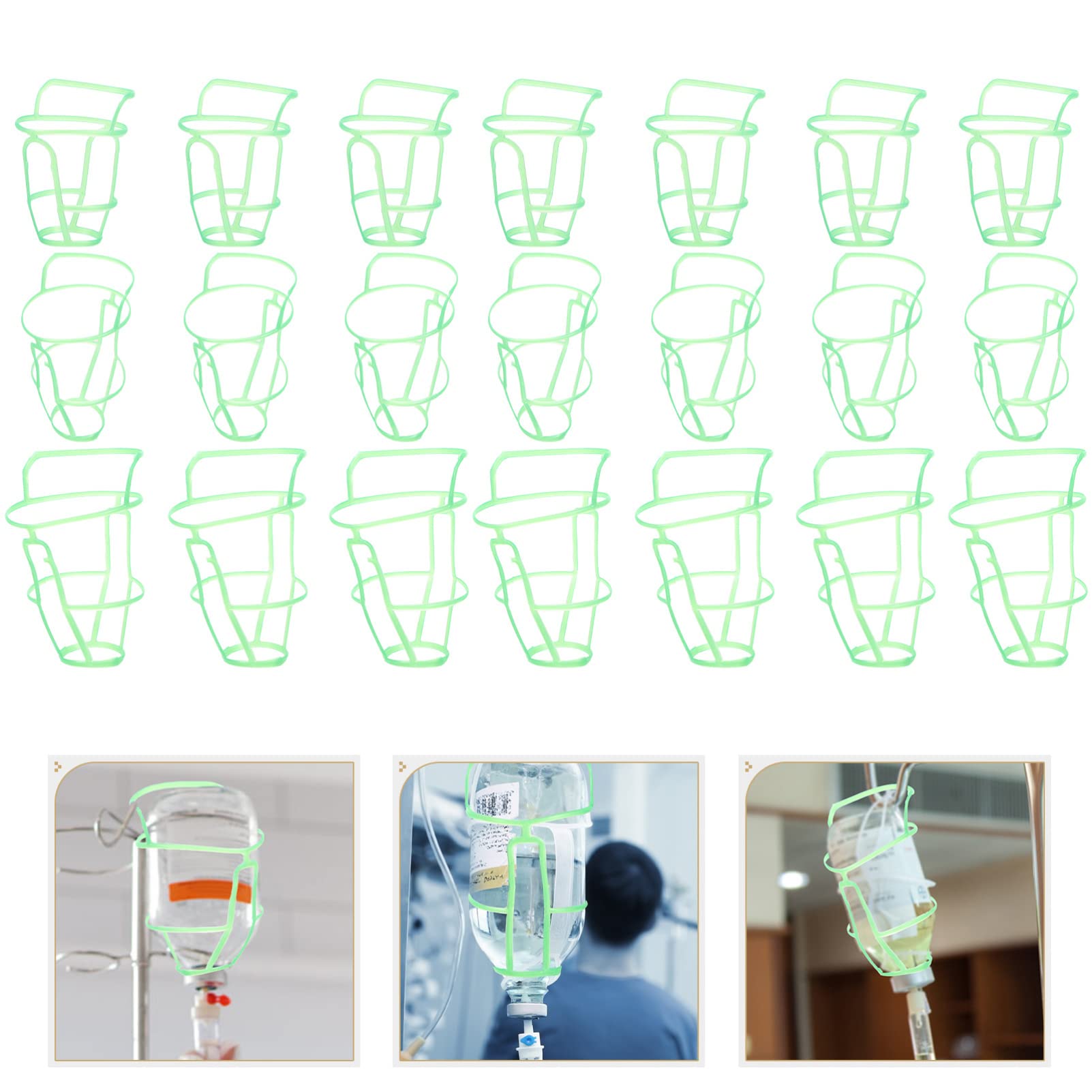 Healvian Porte Bouteille Pour Perfusion 108 Pcs Filet Suspendu Pour De Perfusion Manchons De De Perfusion Porte- De Perfusion Couvercles De De Perfusion Réutilisables De Filet Bouteille