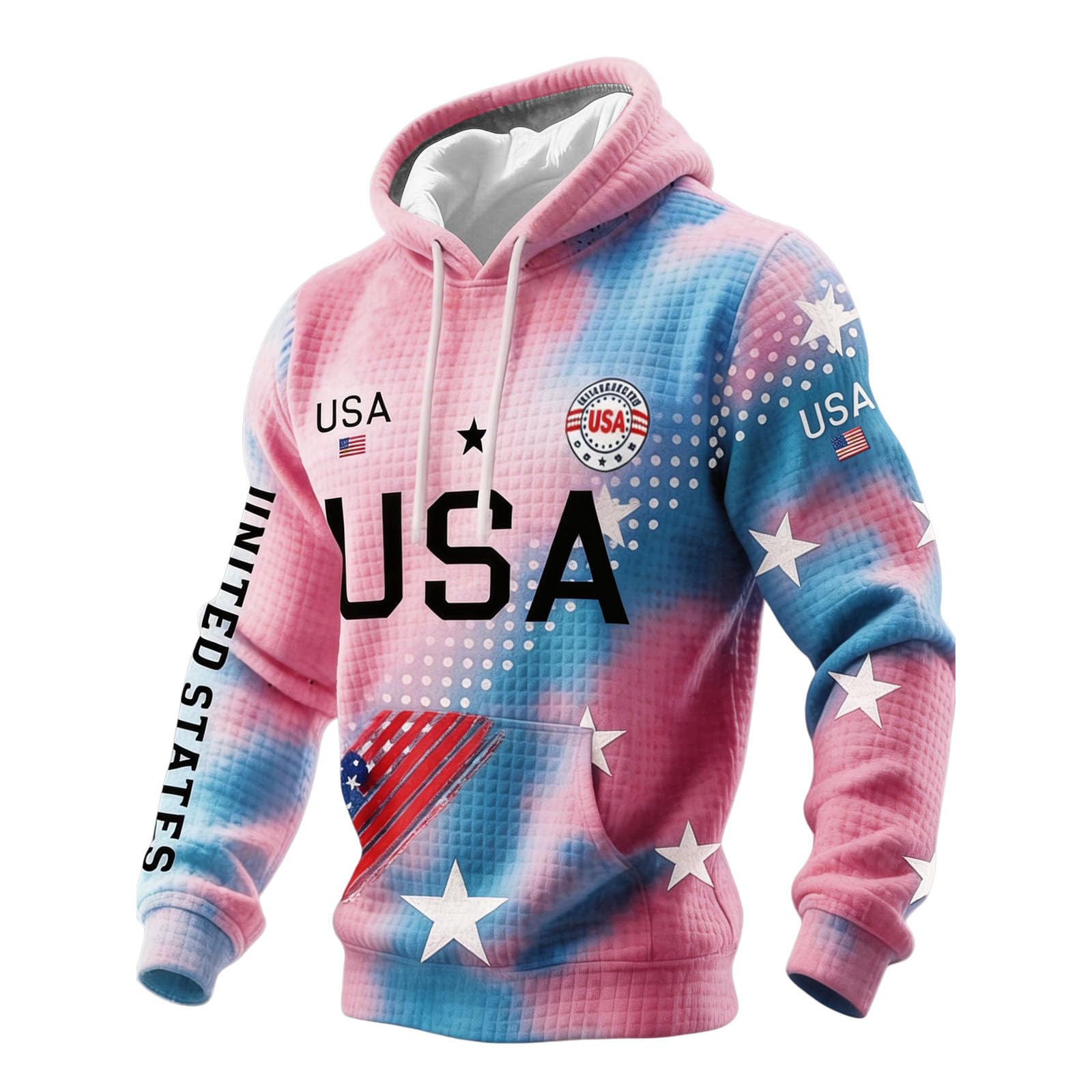 Sudaderas De Hombre Sudadera con Capucha Manga Larga para Hombre, Exteriores, Primavera/Otoño Eleven (Pink, S) Chaqueta Softshell Cortavientos Running Mangas Proteccion Solar Jersey