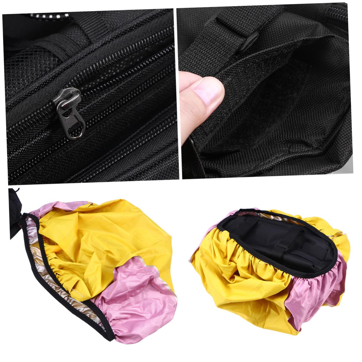 GOOHOCHY Cycling: Rear Seat Bag Trunk Bag Saddle Bags Pouch Rack Shoulder Bag Shoulder Travel Bag Rainproof Design