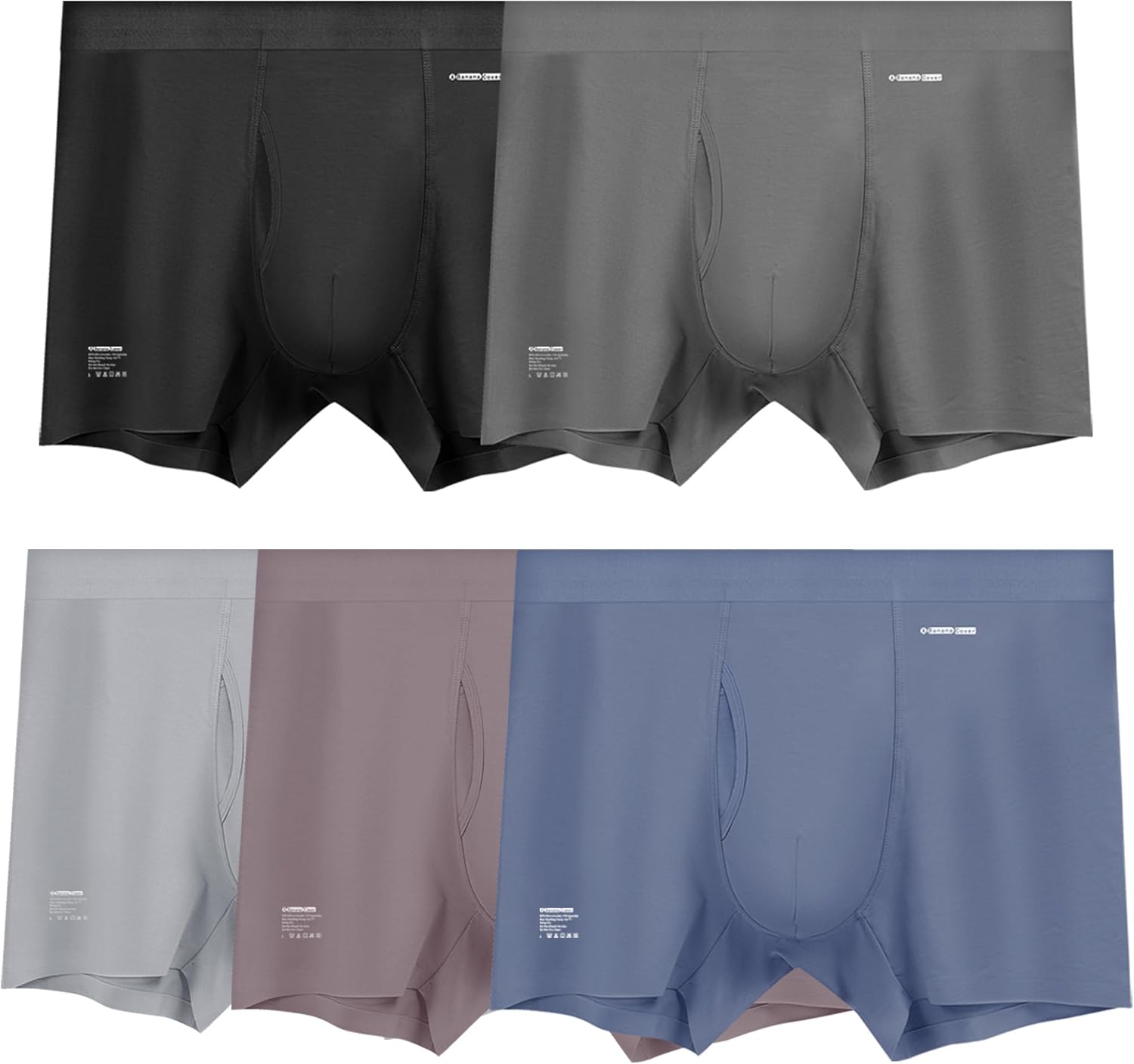 Premium Men's Naked Feeling Air Micro Modal Boxer Briefs - Softer Than Cotton-Athleisure Mens Underwear Trunks