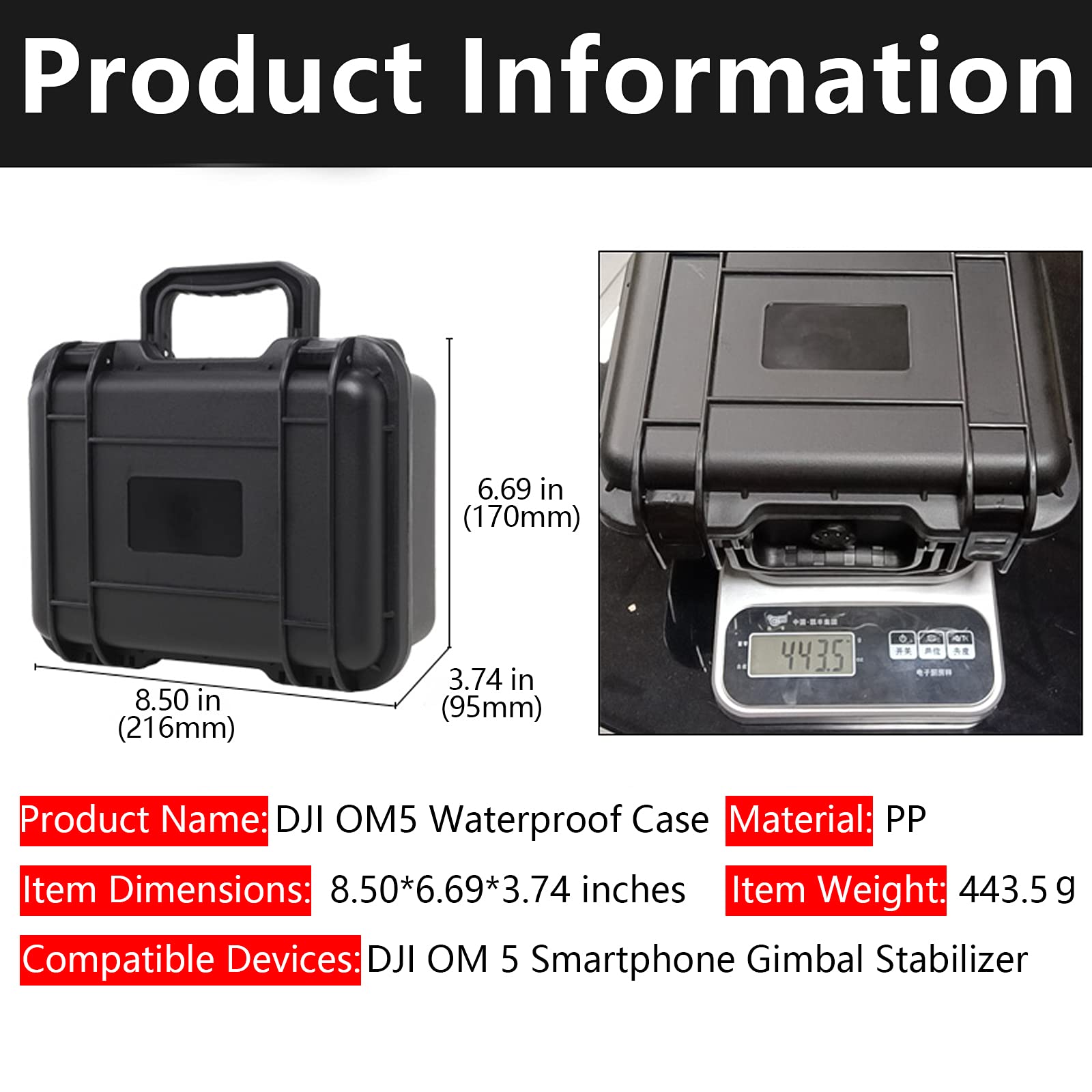 Amazon | プロフェッショナル ハードケース DJI OM 5 スマートフォン