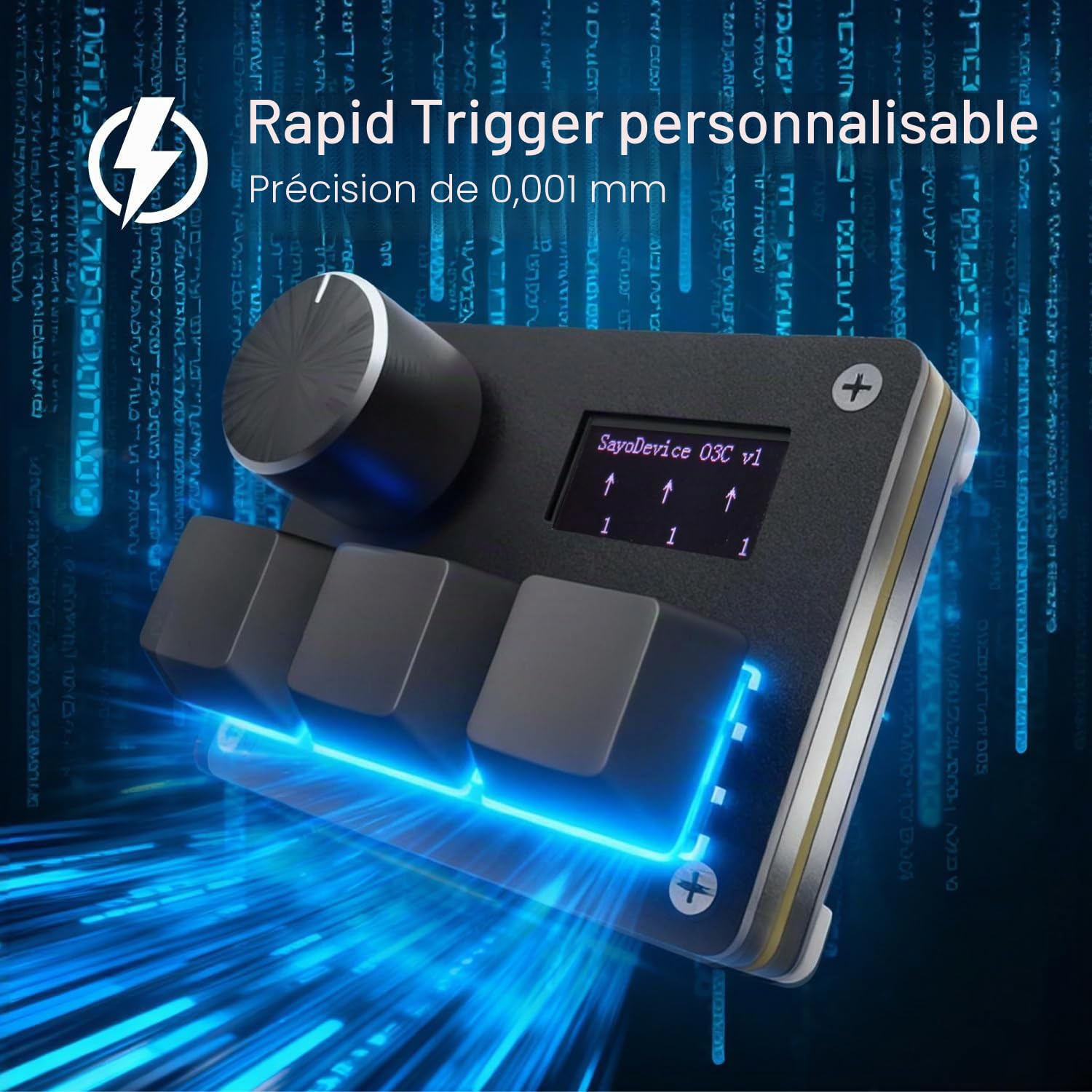 Clavier à déclenchement Rapide O3C Interrupteur magnétique à Effet Hall
