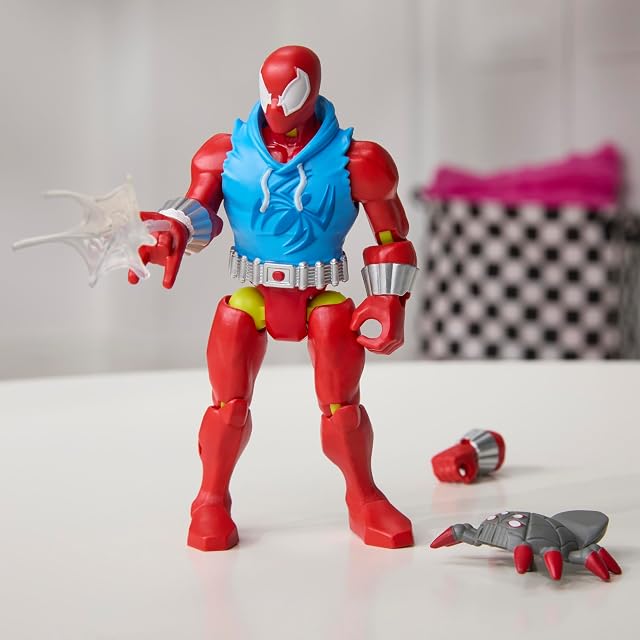 Foto 8 de 8 de MixMashers Marvel, Scarlet Spider, Figura de acción Spider-Man Mix-and-Match