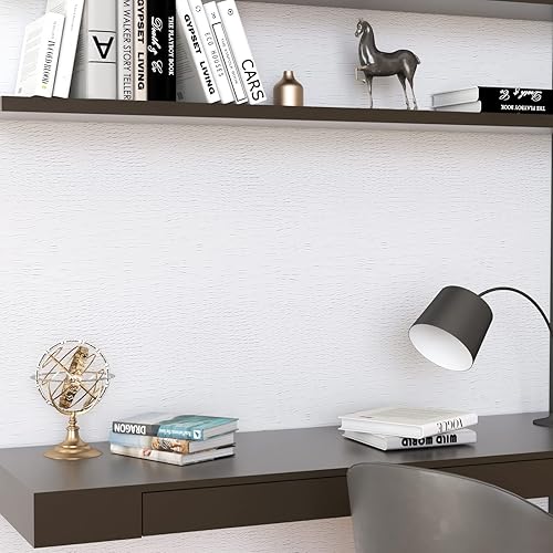 Miniatura 3 de LACHEERY Papel tapiz mate de cocodrilo blanco para despegar y pegar, papel tapiz texturizado de cocodrilo para dormitorio, papel de contacto