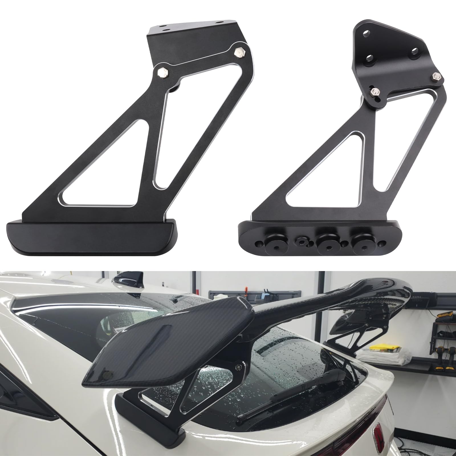 Amazon | Aosuracing リアスポイラーマウントブラケット 2023-2025