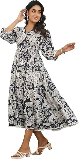 GRECIILOOKS Dress for Women Stylish | One Piece Dress for Women Long | Women Dress | Long Dress for Women | Maxi Dress for Women
