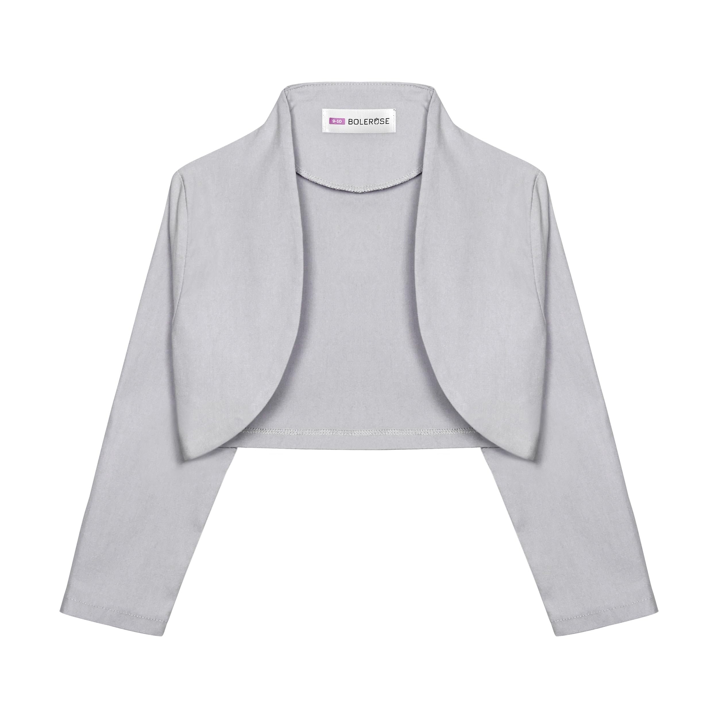 BOLEROSE Girls Tailored 3/4 Sleeve Bolero