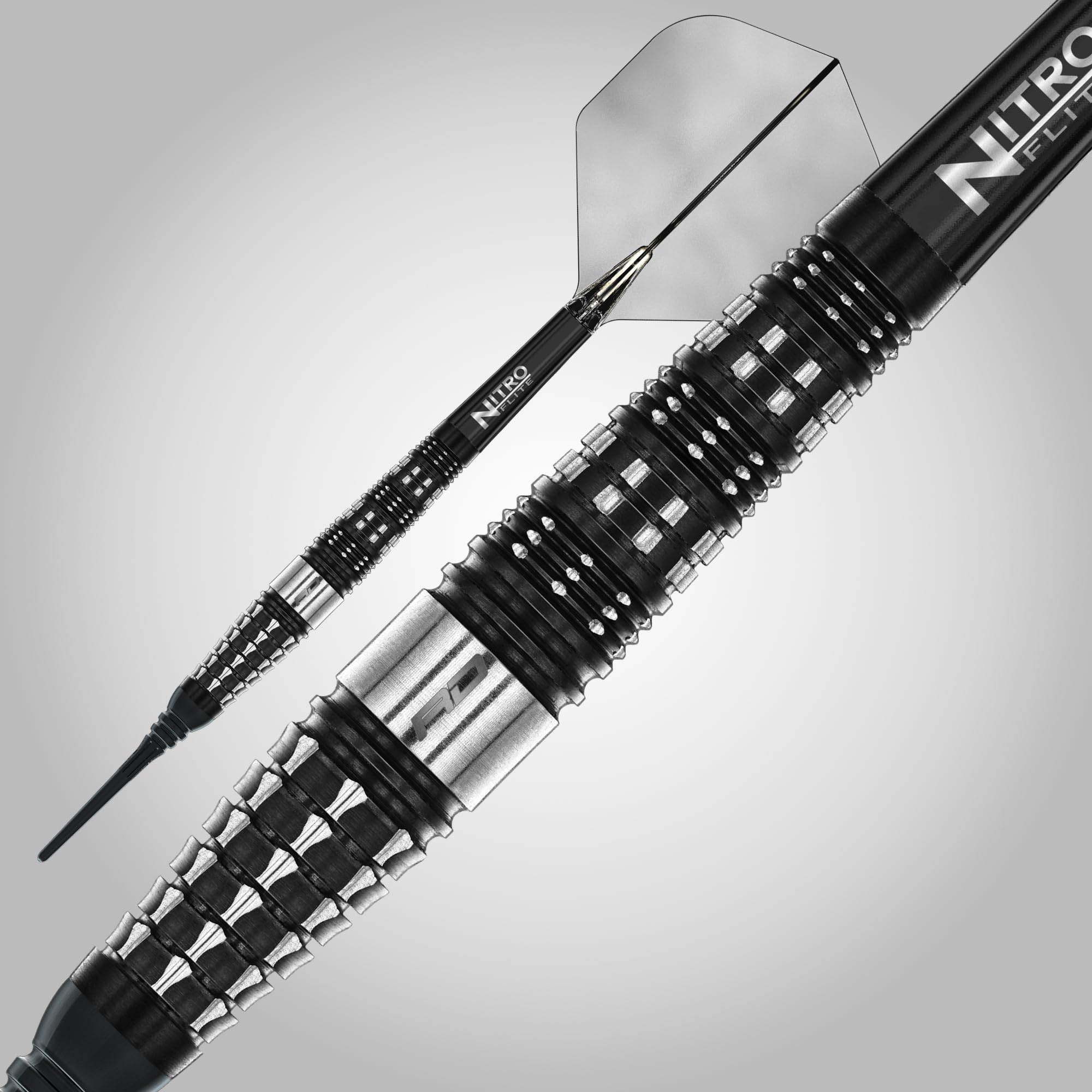 RED DRAGON Darts - Recon Serie Dart Pfeile - 18g Fass/ 20g Vollgewicht Weiche Spitze Torpedo Dart Set - 90% Tungsten Profi Dartpfeile - Nitro Flite Integrierter Flug/Schacht, Dartflüge & Dartschäfte