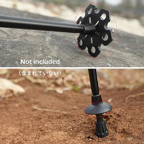 Miniatura 8 de TRIWONDER Bastones de senderismo de goma, protectores para bastones de senderismo, repuesto flexible para bastones de senderismo