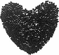 Vista 21 de 1000 cuentas de fusible, cuentas de fusión rojas de 0.197 pulgadas para manualidades, recambio de cuentas a granel.