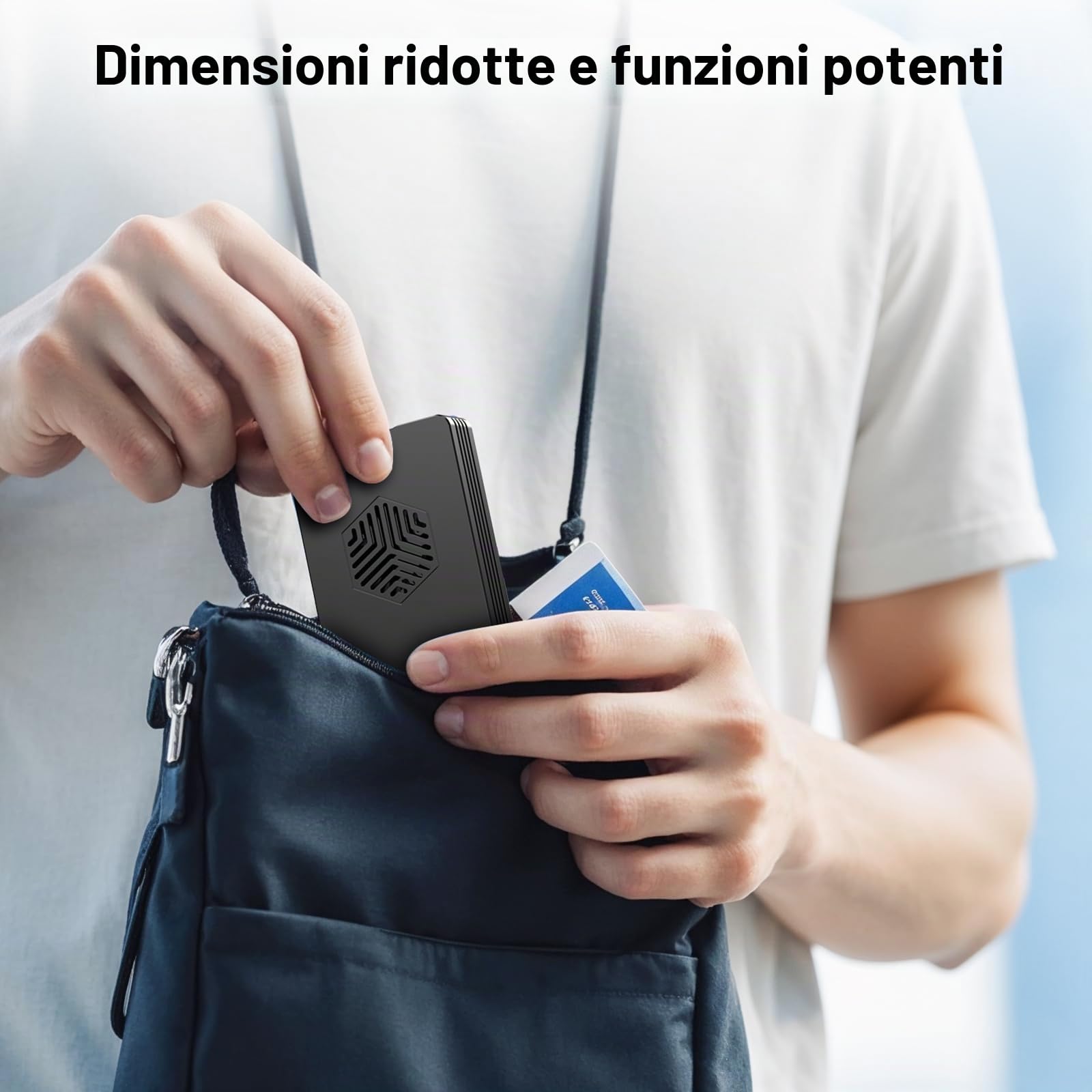 ANYOYO Enclosure SSD M.2 NVMe da 80 Gbps, compatibile con Thunderbolt 5/4/3 e USB4 V2.0, custodia SSD esterna ad alta velocità per MacBook M4/Mini, design con ventola di raffreddamento in alluminio